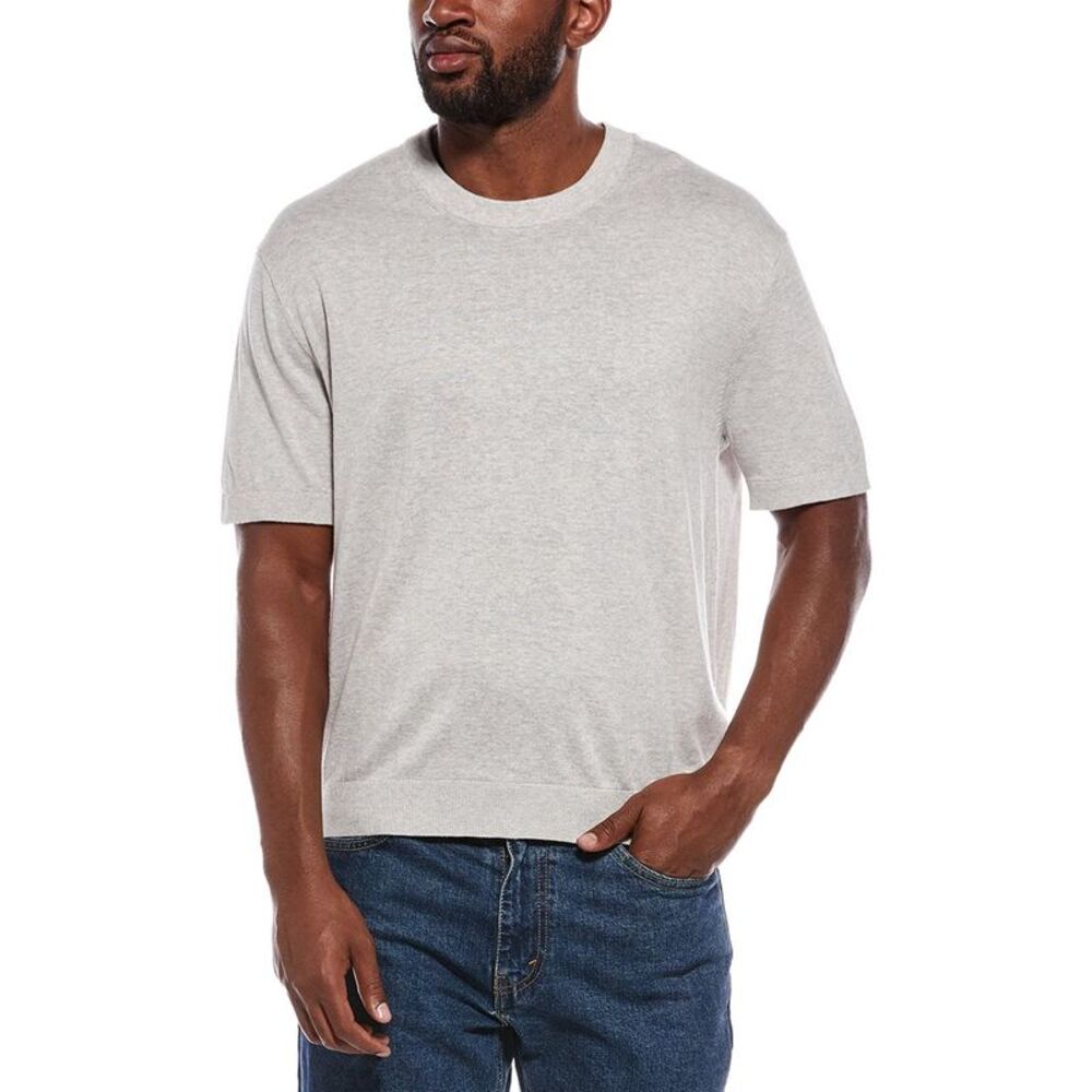Madewell Mens  Crewneck Sweater T-Shirt, Gray